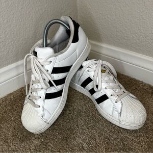 Adidas White and Black Sneakers